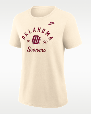 Oklahoma Legacy Team Name Women's Nike College T-Shirt. Nike.com